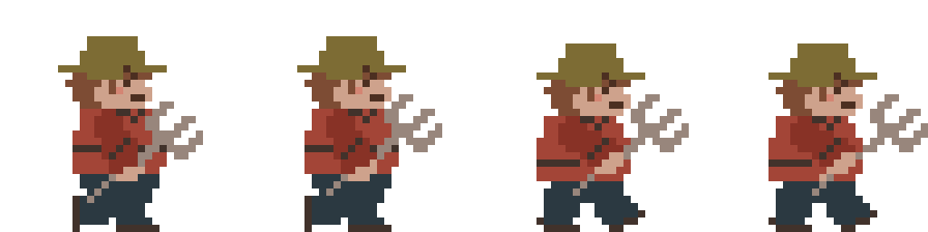 Red Farmer Anim Sprite Sheet