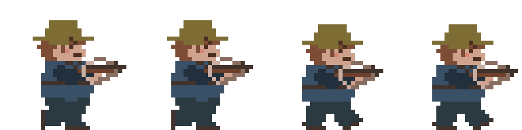 Blue Farmer Anim Sprite Sheet