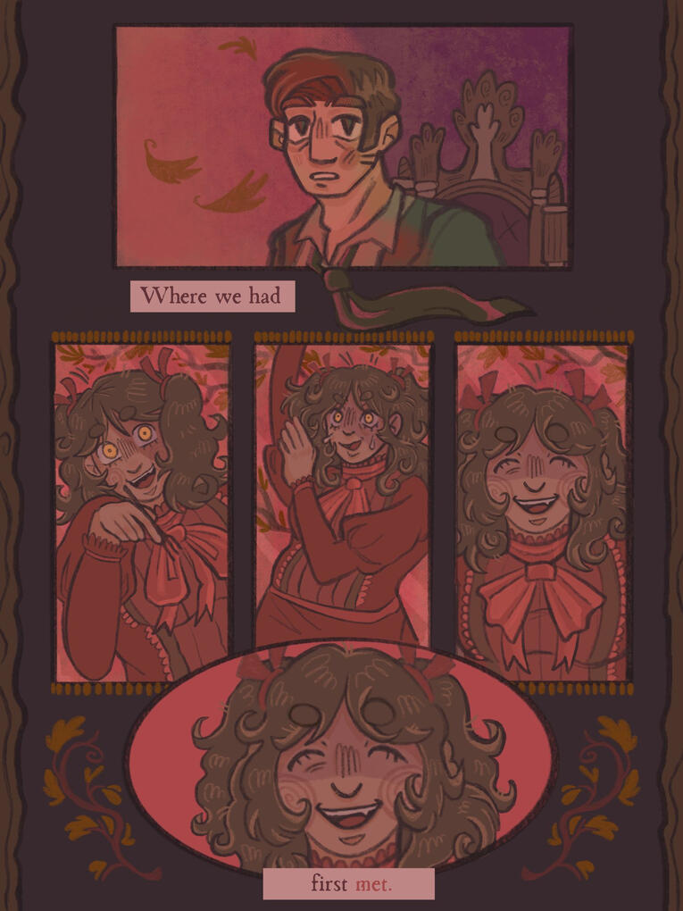 "Beautiful", a page showing the wife's lively personality and carefree nature through poses and expressions.